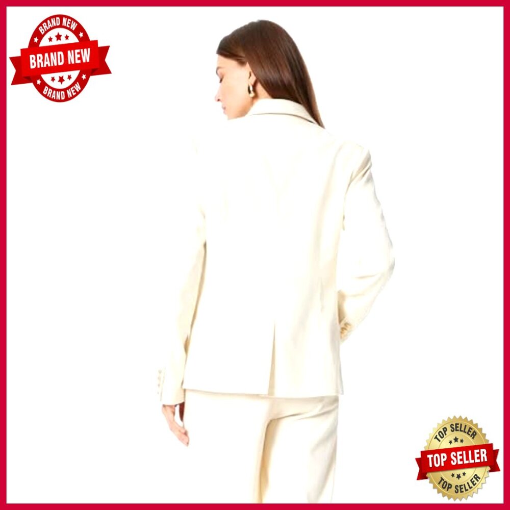 Double Breasted Blazer Regular Fit Polyester Blen… - image 4